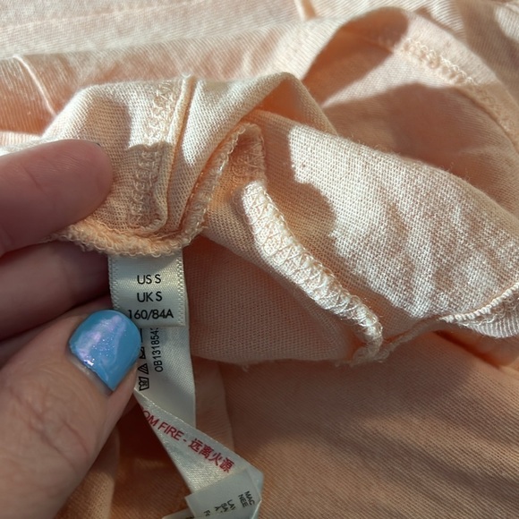 NWOT Free People Beach Peach Cottage Core Pockets Dress S - Picture 10 of 10